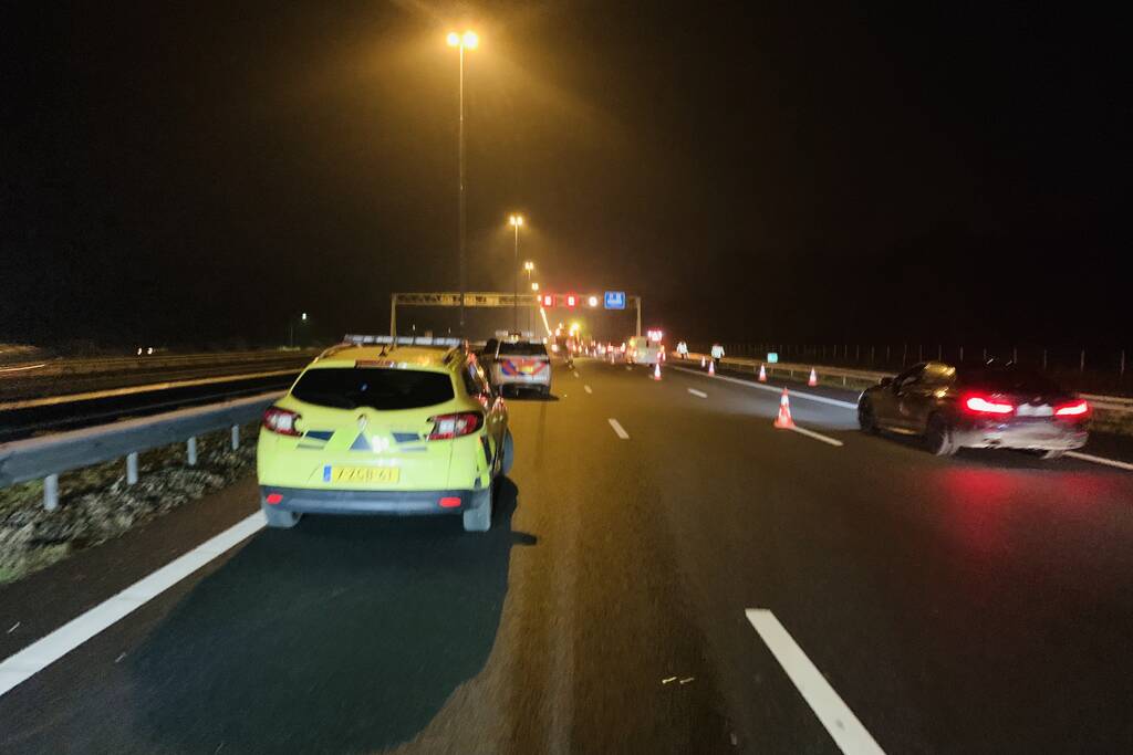 12 voertuigen op elkaar bij kettingbotsing