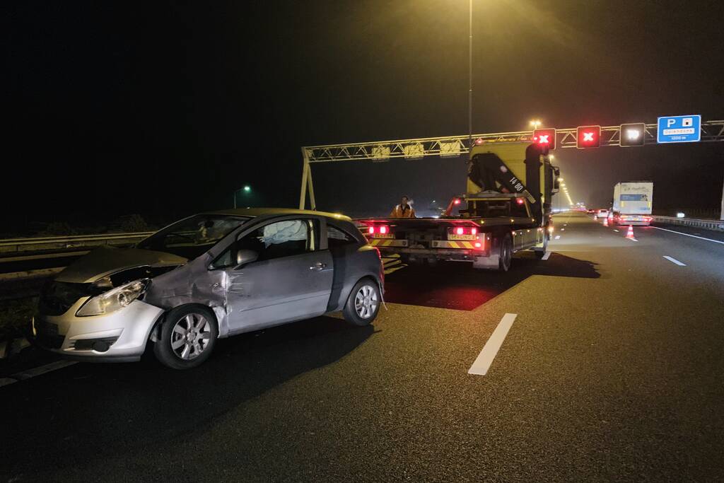 12 voertuigen op elkaar bij kettingbotsing