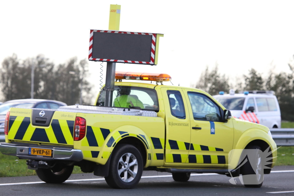 Ongeval zorgt voor verkeershinder