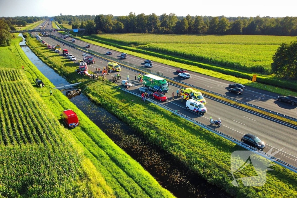 Meerdere slachtoffer bij auto te water