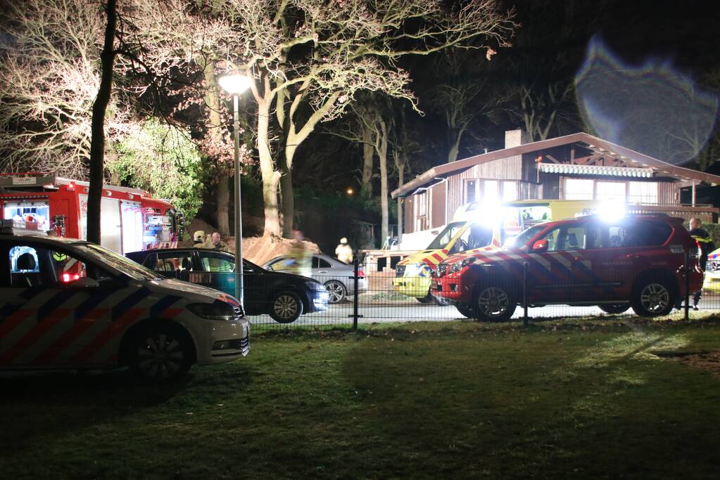 Persoon zwaargewond tijdens werkzaamheden achter woning (Wageningen)
