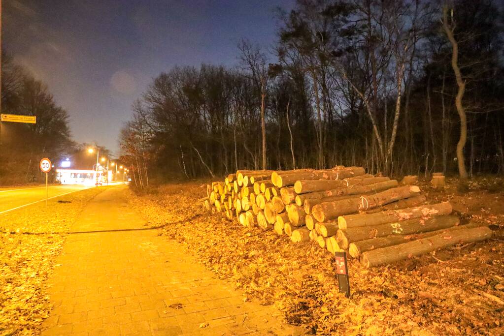 Wederom beveiliging van machines bomenkap Westelijke Ontsluiting (Amersfoort)