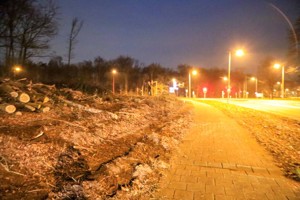 Wederom beveiliging van machines bomenkap Westelijke Ontsluiting (Amersfoort)