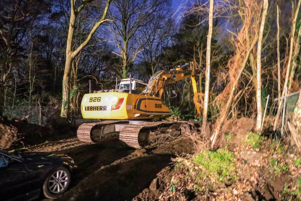 Wederom beveiliging van machines bomenkap Westelijke Ontsluiting (Amersfoort)