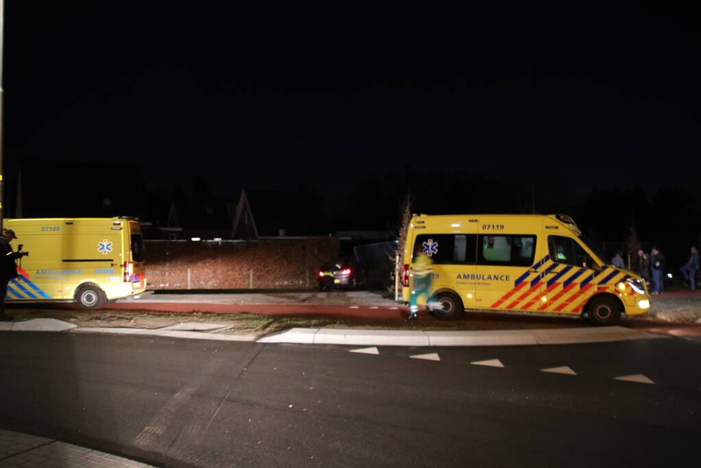 Twee gewonden bij eenzijdig ongeval