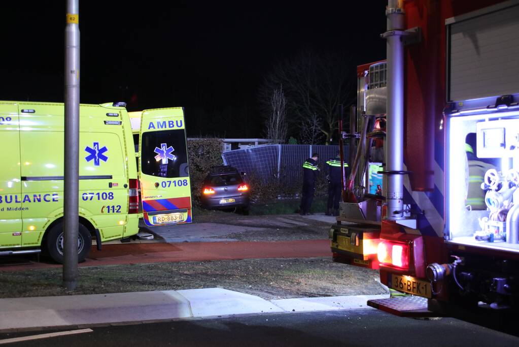 Twee gewonden bij eenzijdig ongeval