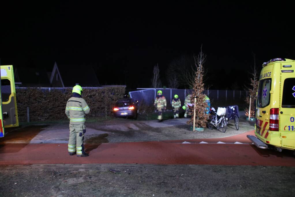 Twee gewonden bij eenzijdig ongeval