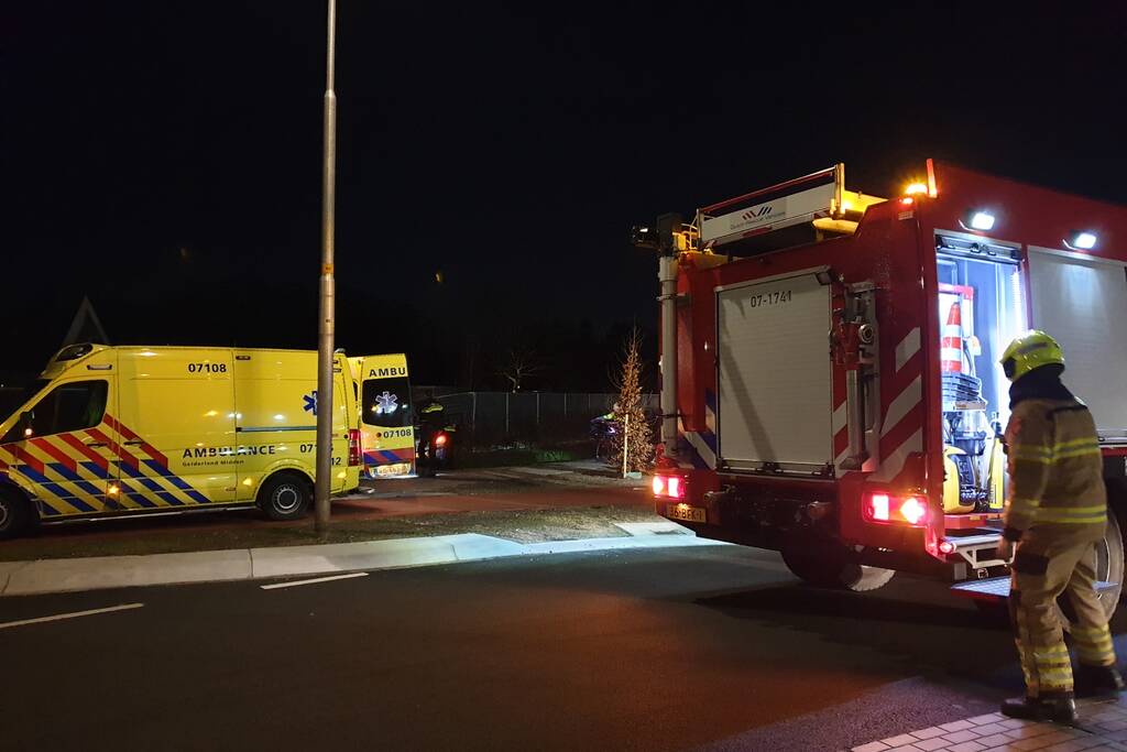 Twee gewonden bij eenzijdig ongeval