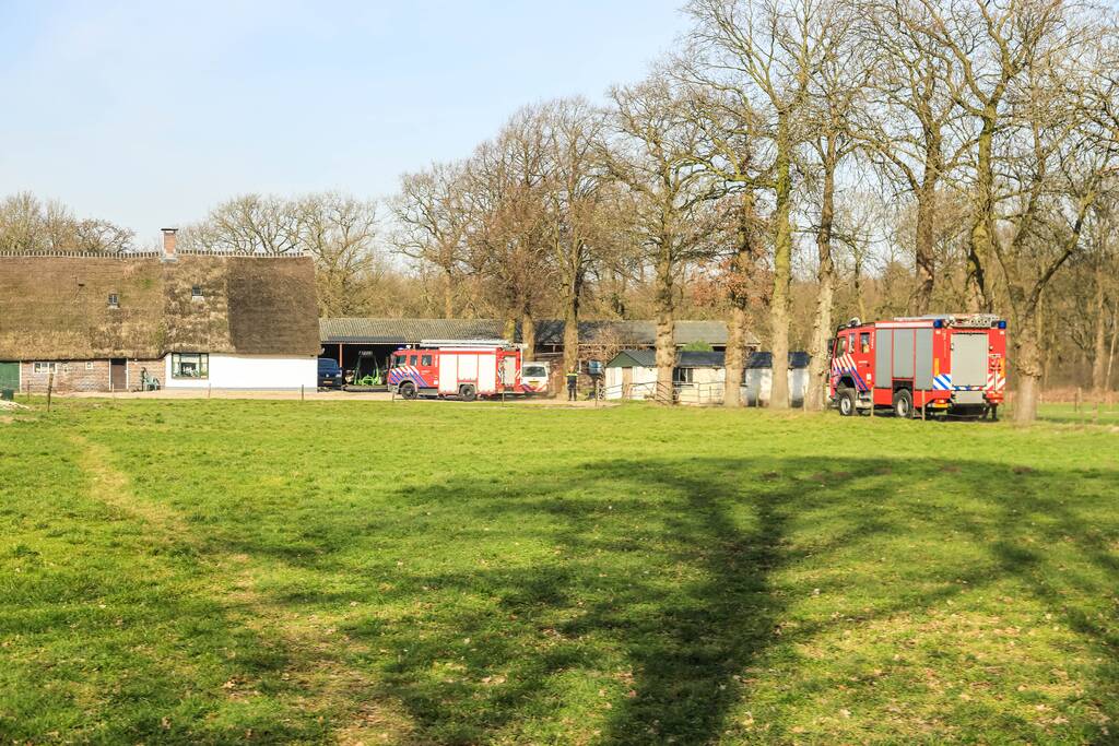 Brand in gloednieuwe stal na werkzaamheden (Baarn)