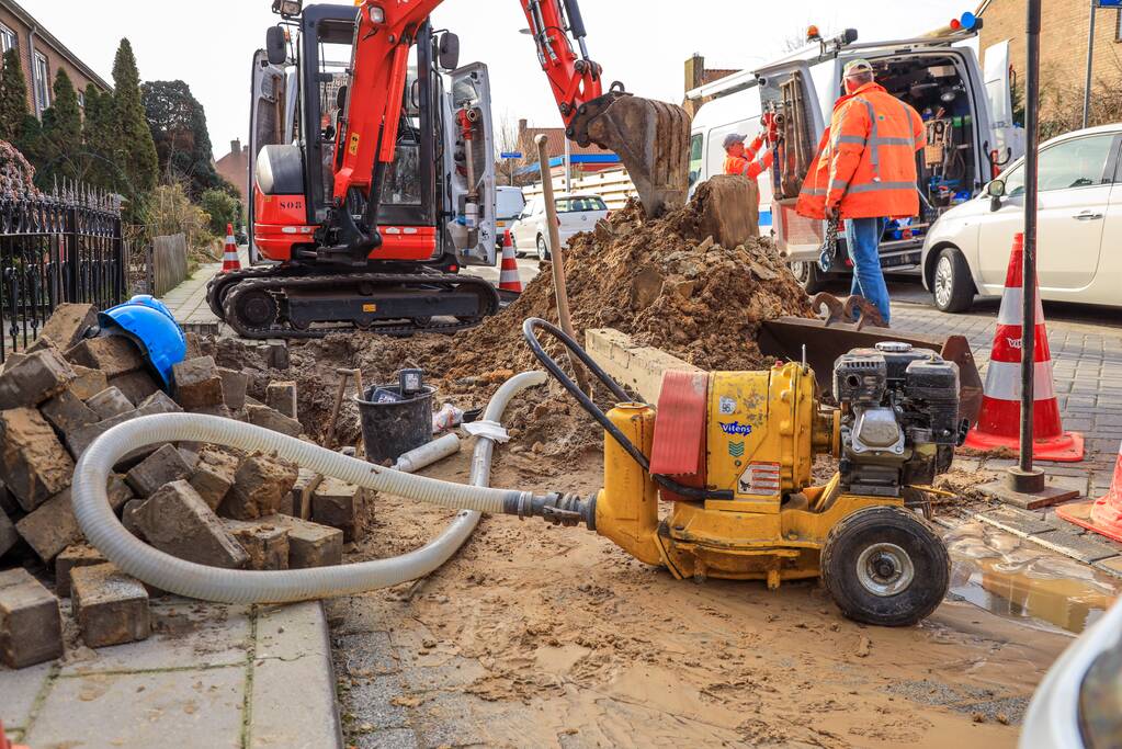 Huishoudens zonder water na waterleidingbreuk (Amersfoort)