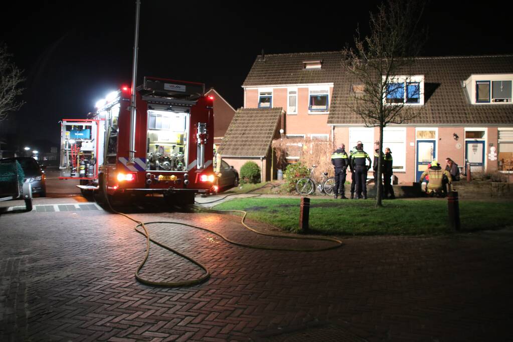 Grote schade na brand in keuken (Nijkerk)