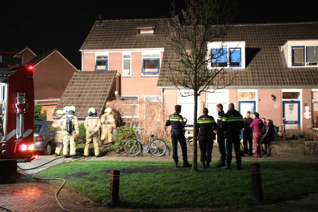 Grote schade na brand in keuken (Nijkerk)