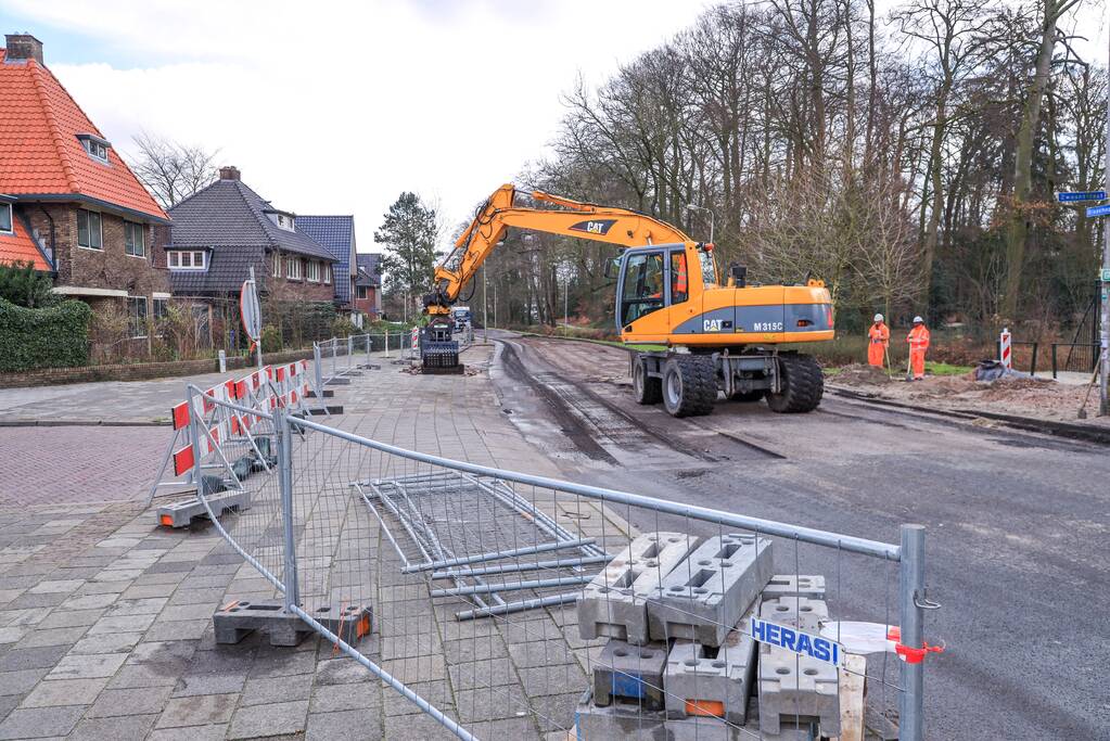Bisschopsweg op de schop door werkzaamheden (Amersfoort)