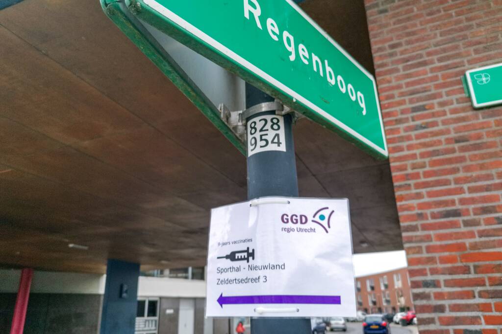 Vaccinatielokatie verplaatst door lekkage (Amersfoort)
