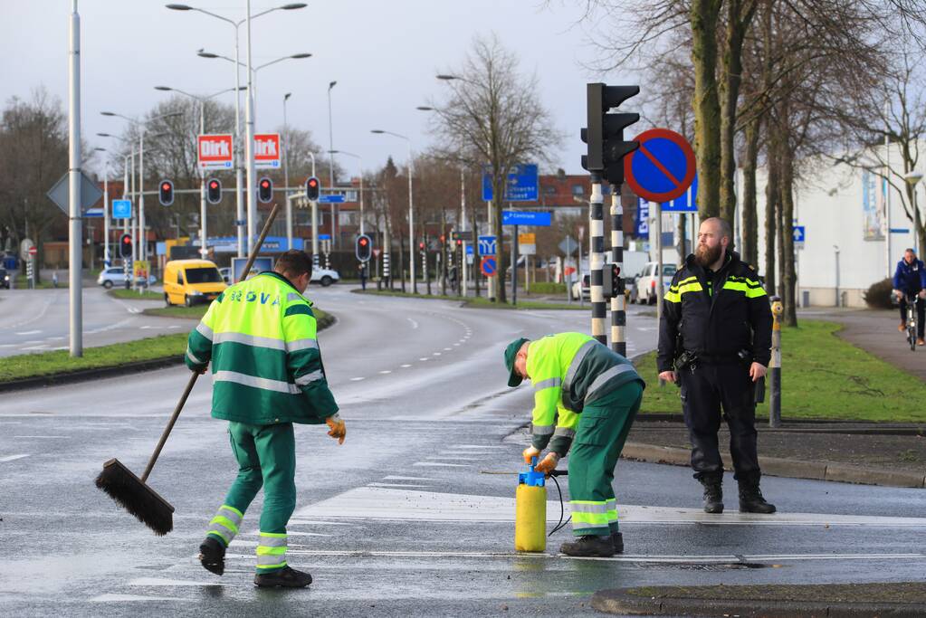 Motorrijder gewond na aanrijding met bestelbusje (Amersfoort)