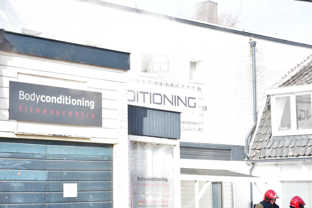 Veel rookontwikkeling bij brand Bodyconditioning