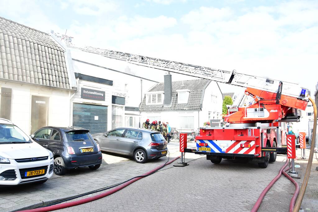 Veel rookontwikkeling bij brand Bodyconditioning