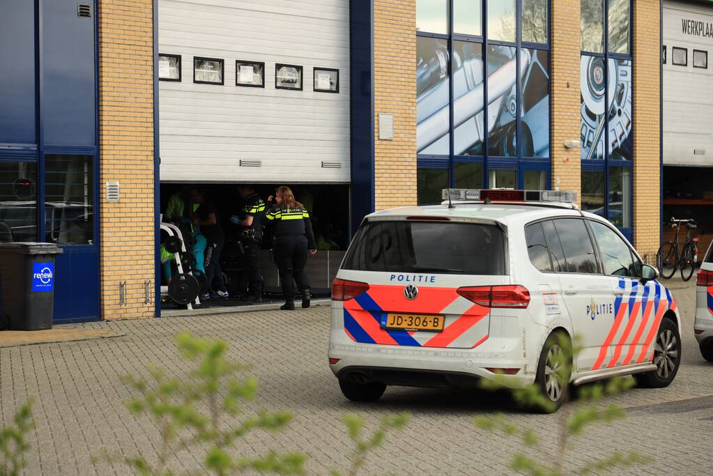 Persoon gewond in sportschool