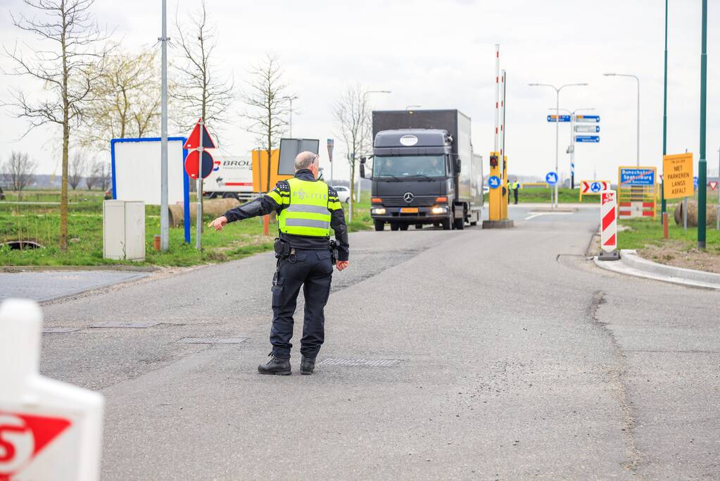 Verkeerscontrole combinatie-voertuigen