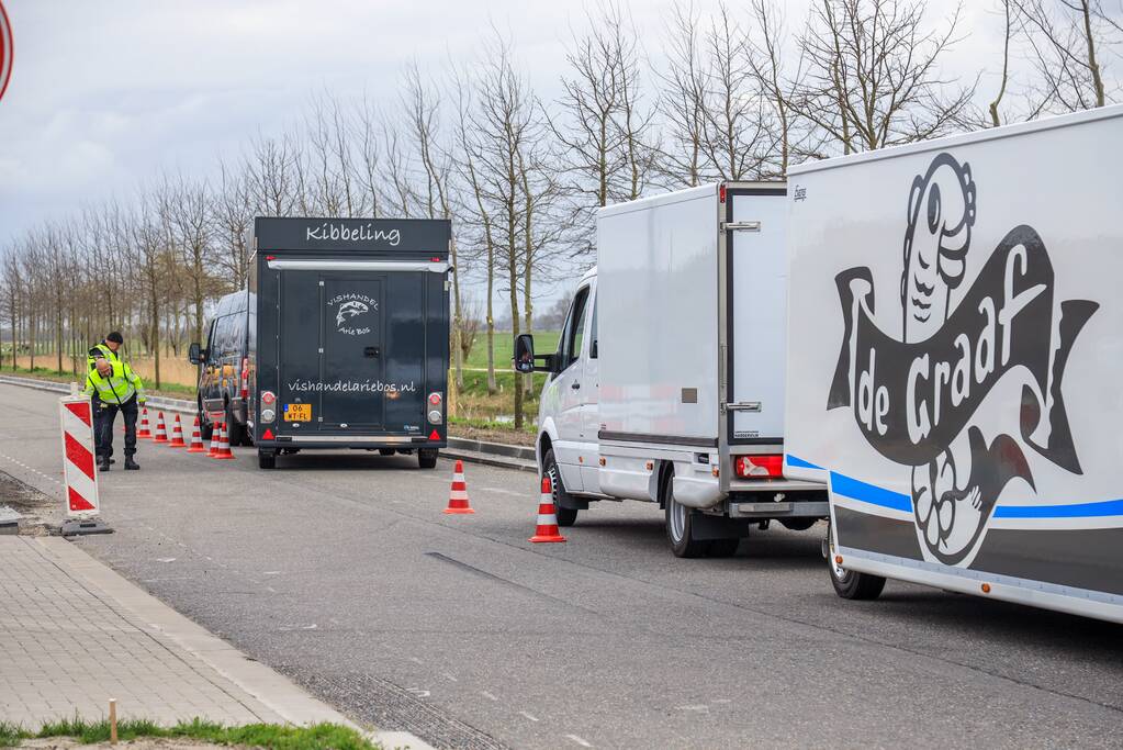 Verkeerscontrole combinatie-voertuigen