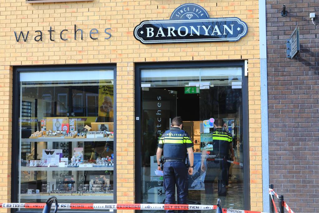 Ramkraak op juwelier Baronyan