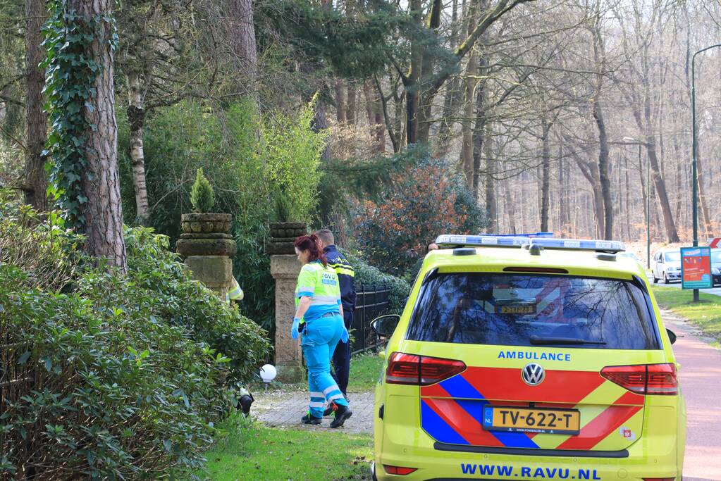 Brand op bovenverdieping villa