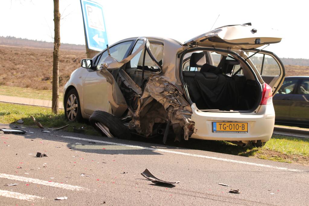 Gewonde bij frontale botsing