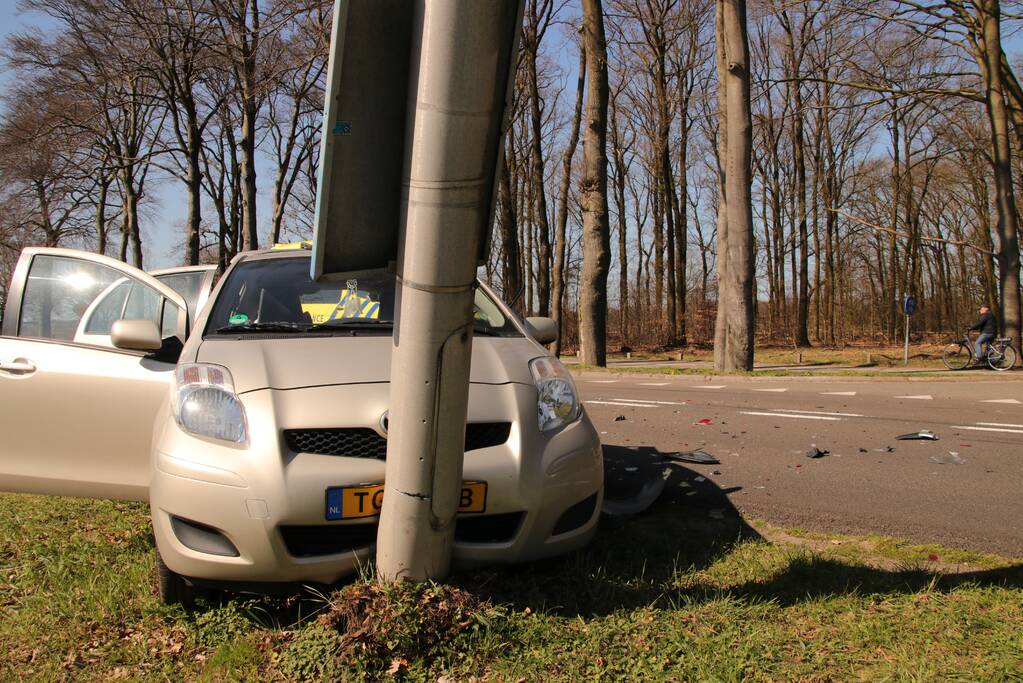 Gewonde bij frontale botsing