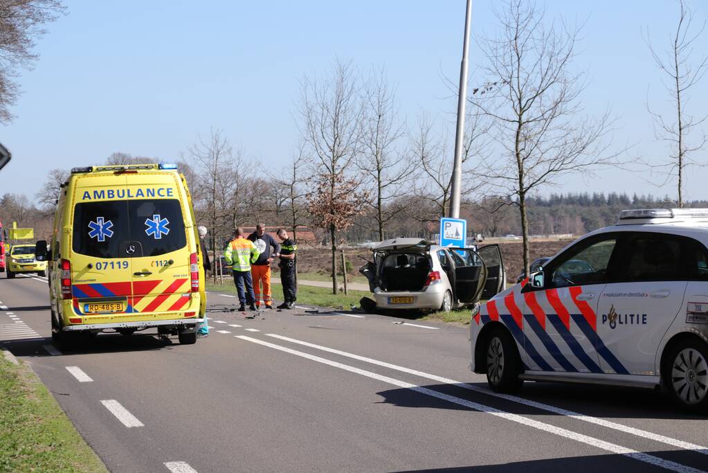 Gewonde bij frontale botsing