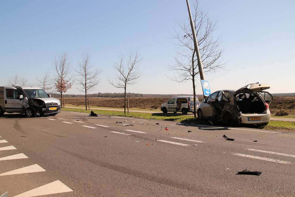 Gewonde bij frontale botsing
