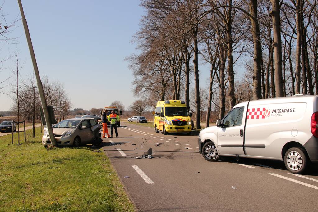 Gewonde bij frontale botsing