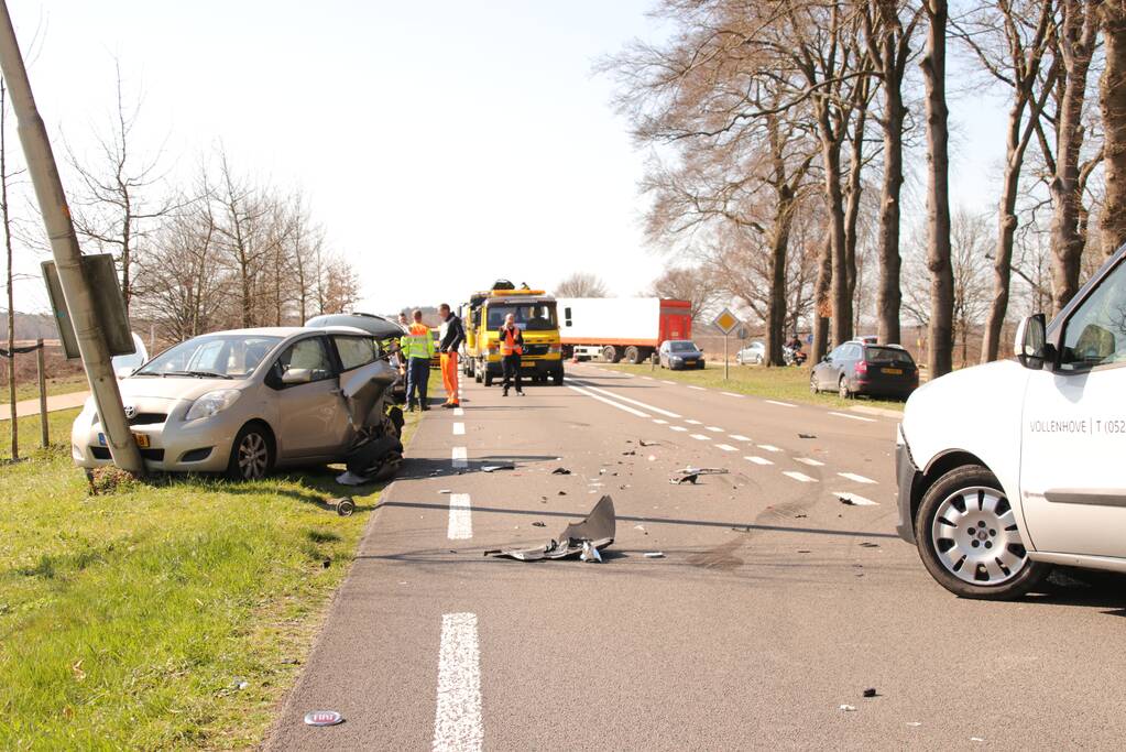 Gewonde bij frontale botsing