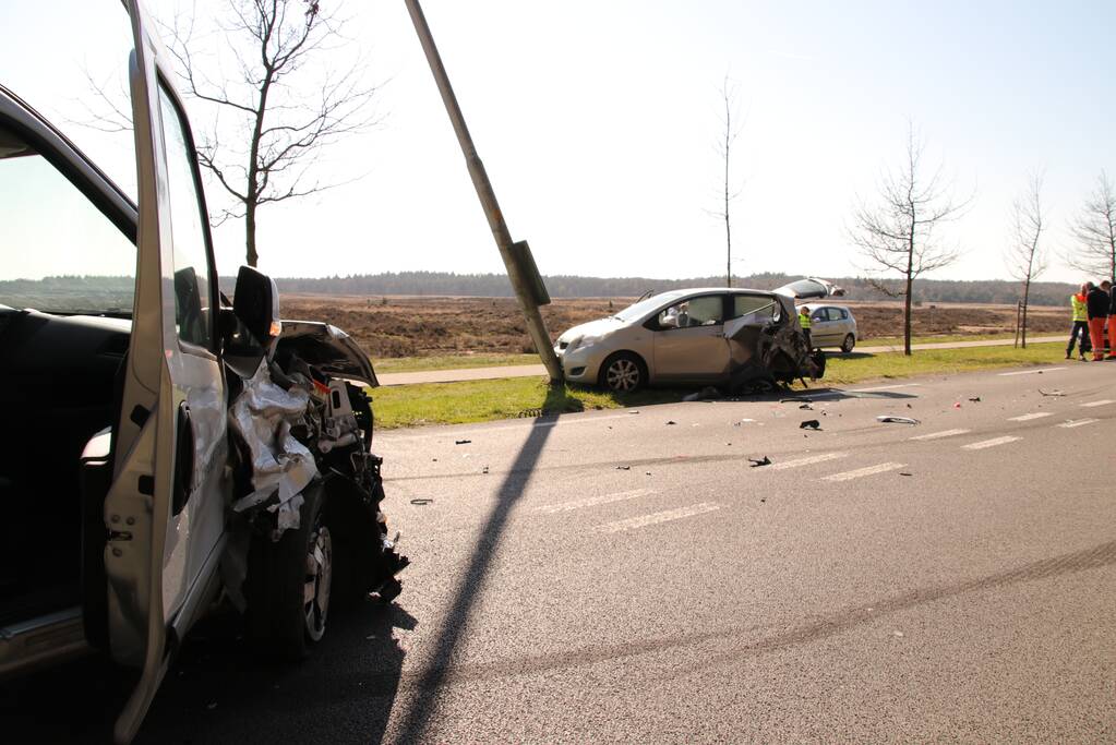 Gewonde bij frontale botsing