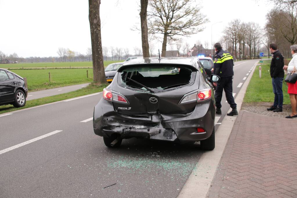 Ravage bij kop-staart aanrijding