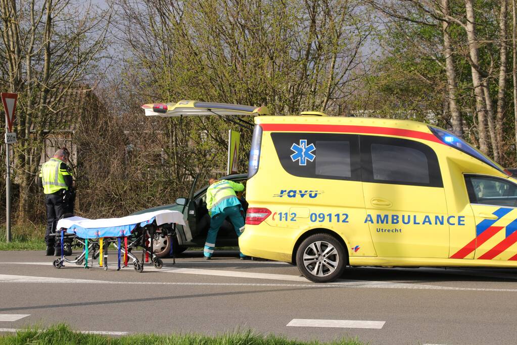Gewonde bij kop-staart aanrijding