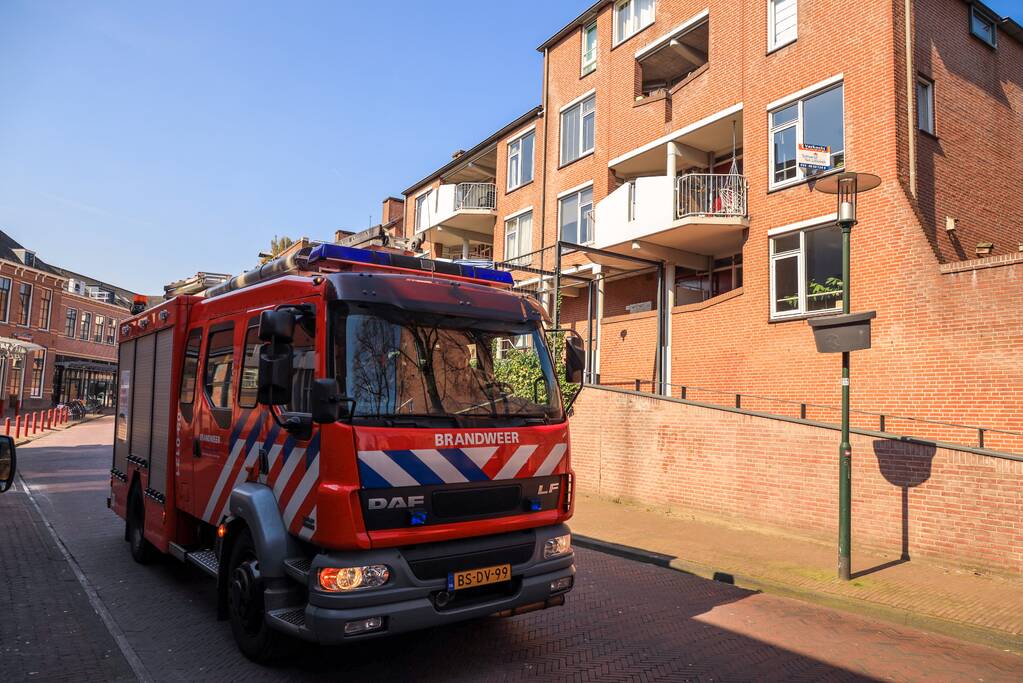 Brandweer schiet te hulp bij gesprongen waterleiding