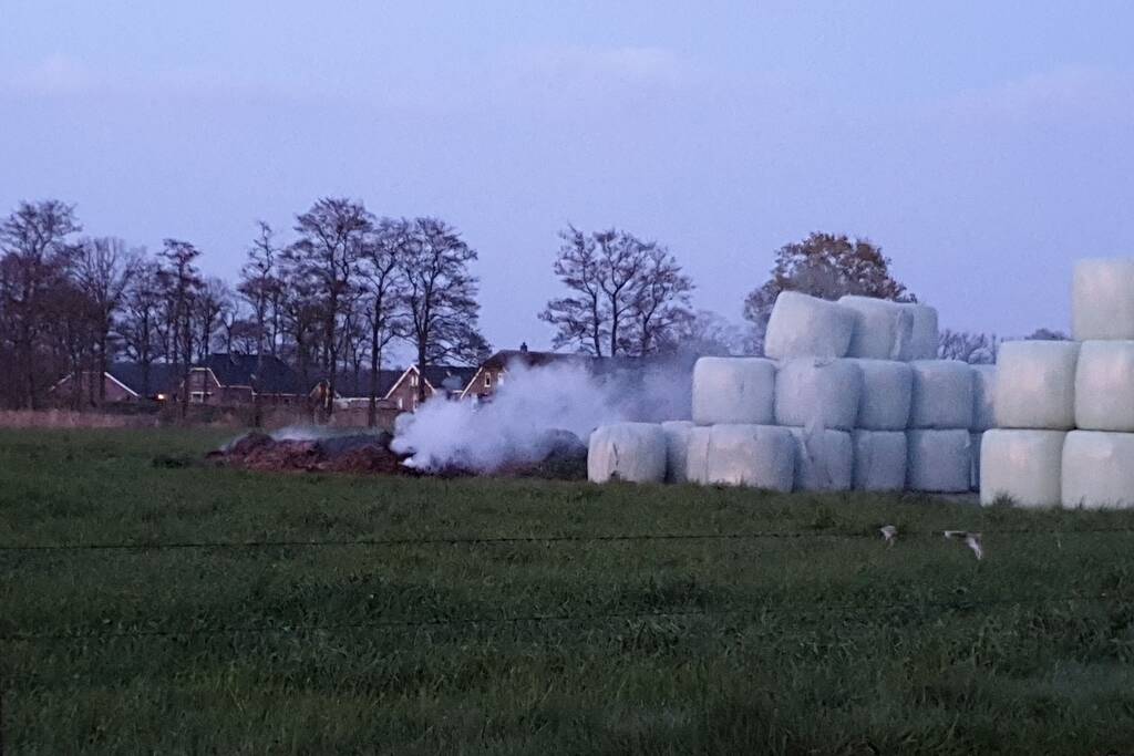 Broei veroorzaakt afvalbrand met veel rookontwikkeling