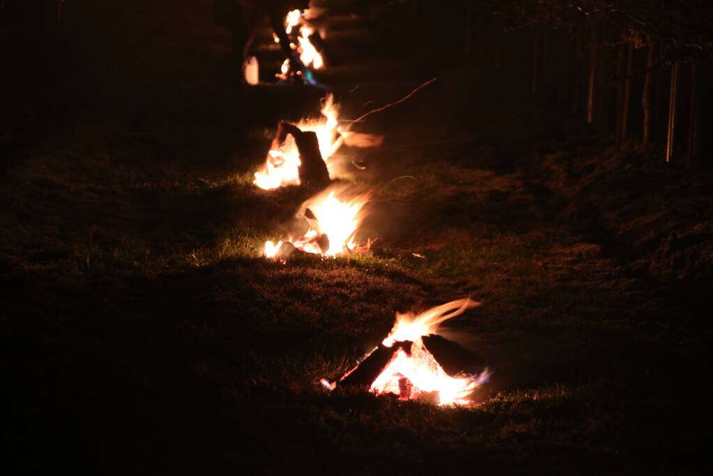Nachtwerk voor fruitkwekers door vorst