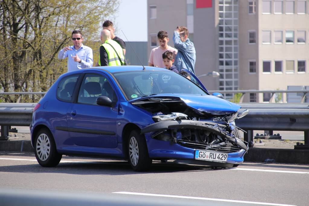 Flinke file na eenzijdig ongeval