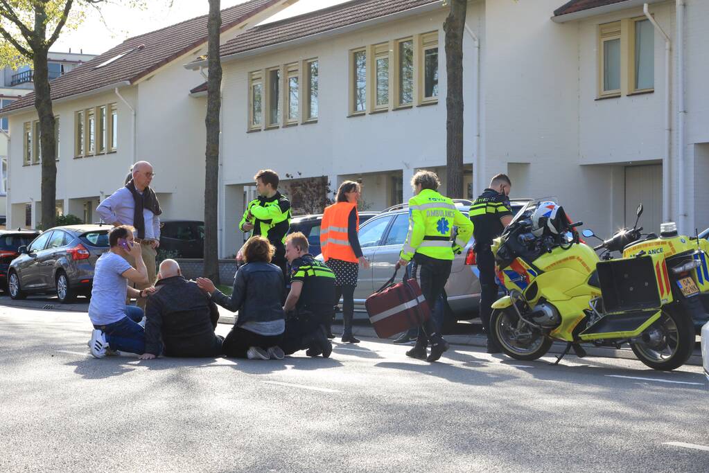 Scooterrijder gewond na aanrijding
