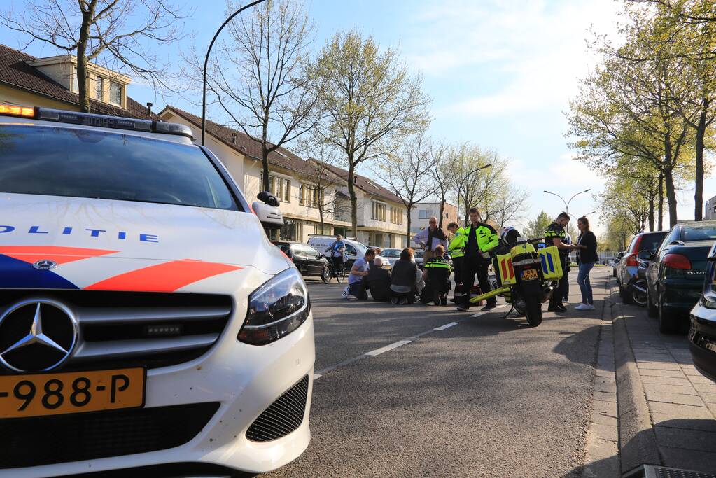 Scooterrijder gewond na aanrijding