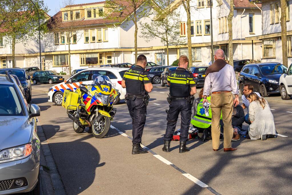 Scooterrijder gewond na aanrijding