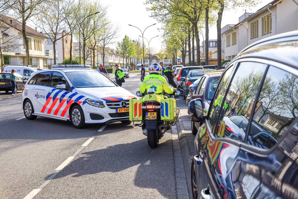 Scooterrijder gewond na aanrijding