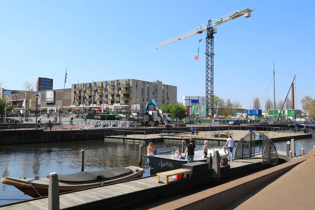 Podium Koningsdag 2019 in volle gang