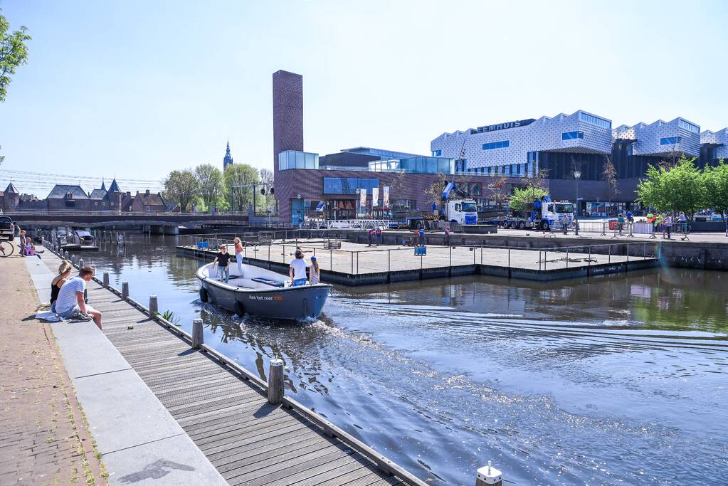 Podium Koningsdag 2019 in volle gang