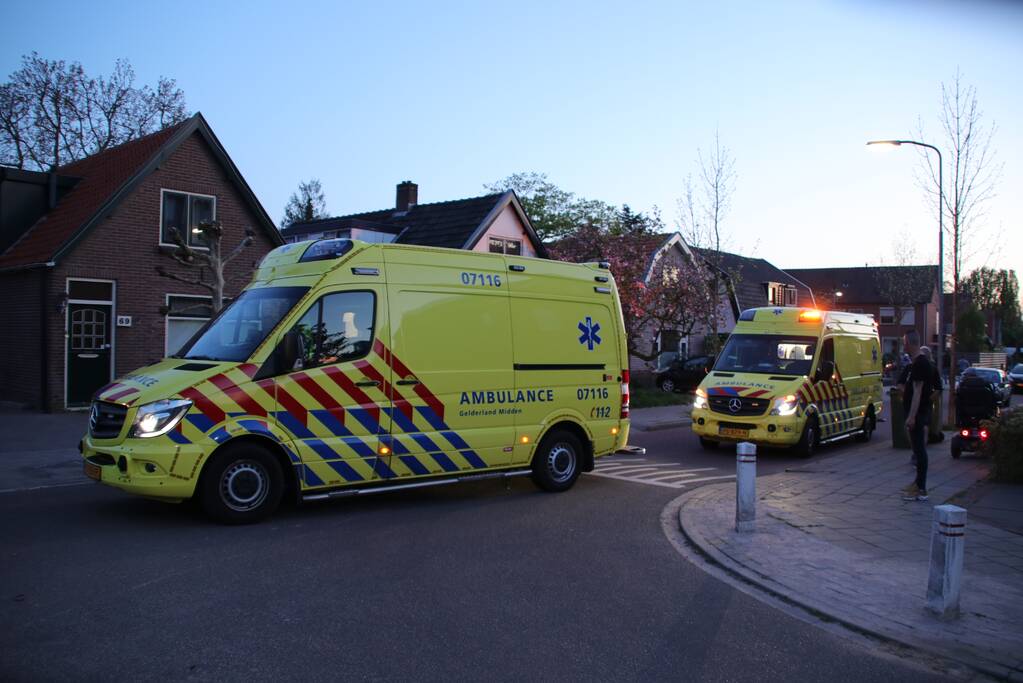 Scooterrijder ernstig gewond door ongeval