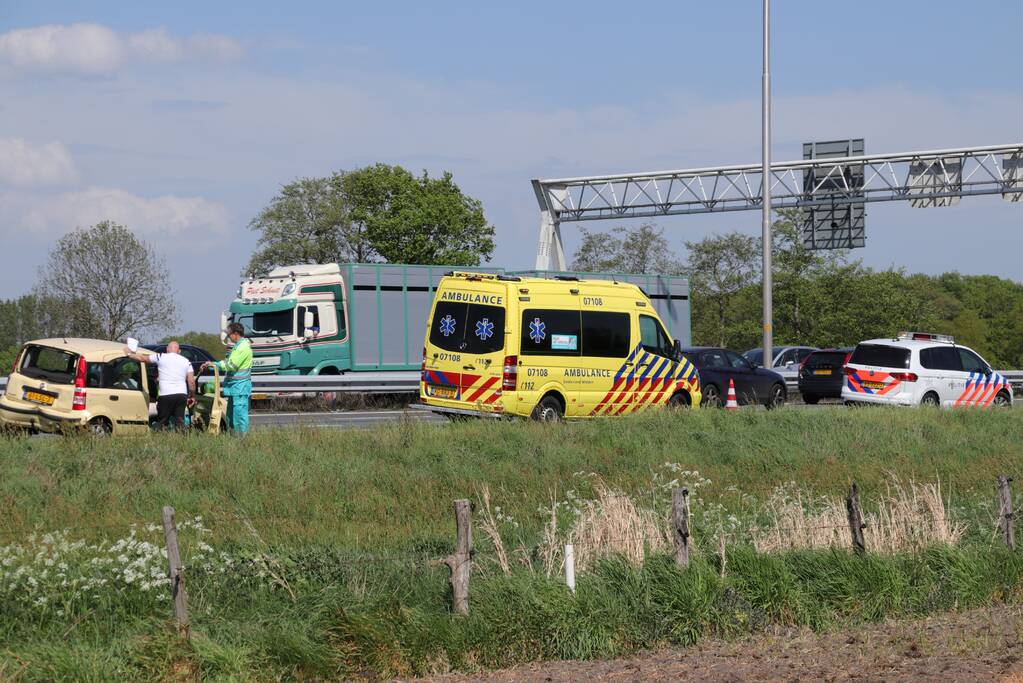 File na kop-staart aanrijding