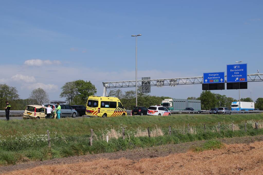 File na kop-staart aanrijding