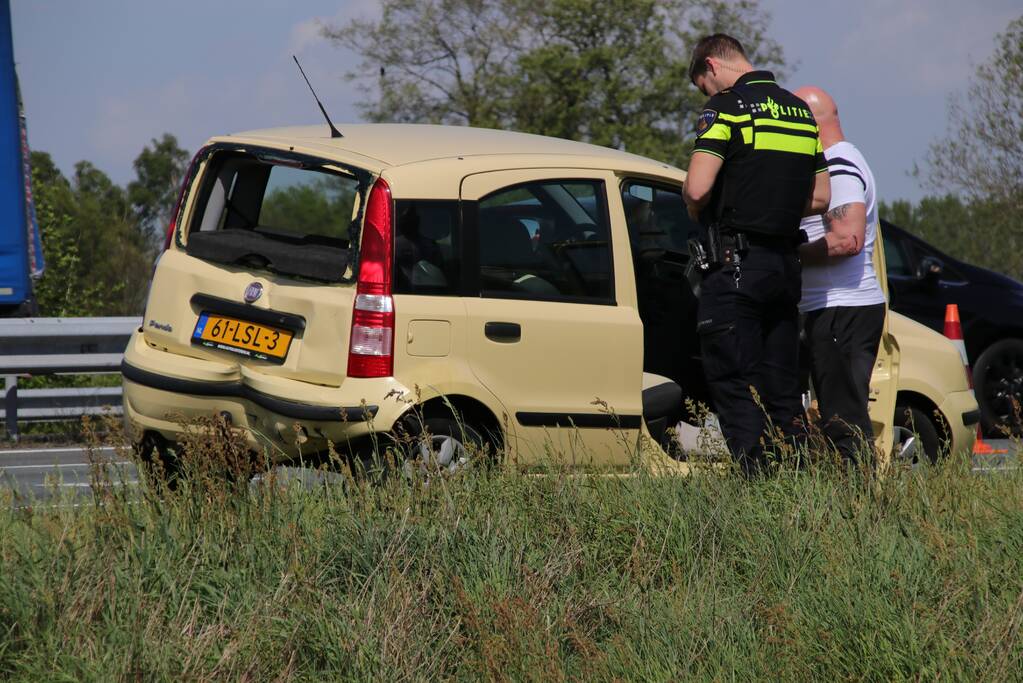 File na kop-staart aanrijding