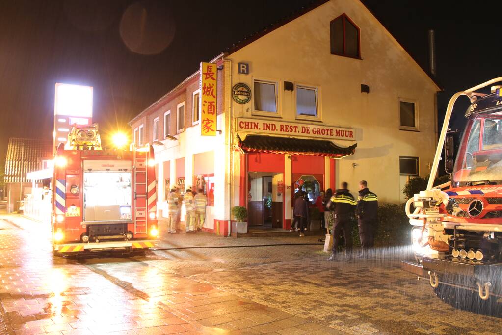 Korte felle brand in Chinees restaurant